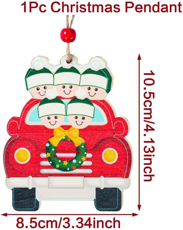 Christmas Gingerbread Man Wooden Pendant