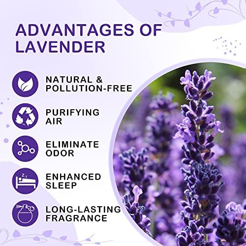 Lavender Sachet Bags 5 Pack for Freshrooms and Closets