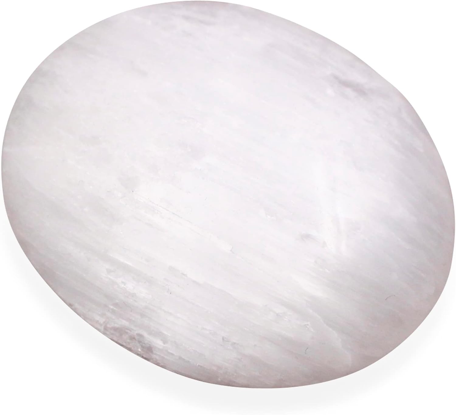 Crystal Dreams Selenite Palmstone Healing Stone