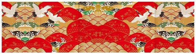 Konsilsa Noren Doorway Curtain Panels Set L 210x45cm