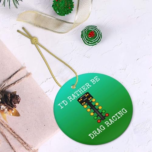 YvoneDBrownn Christmas Ornament Porcelain Pendant