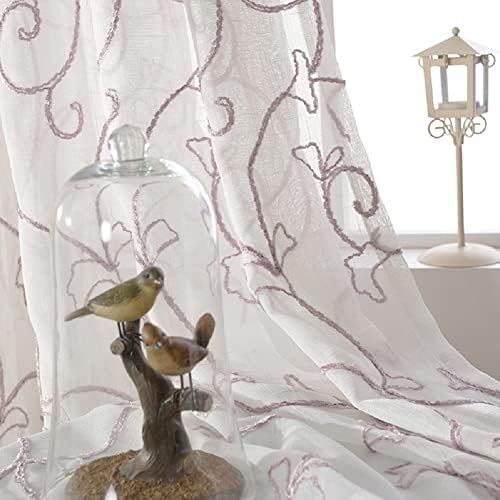 Iuokuby American Pastoral Style Line Jacquard Curtains