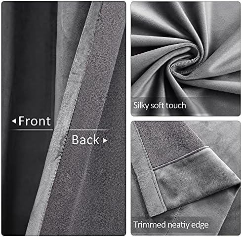 Super Soft Velvet Curtain Panels for Living Room and Bedroom