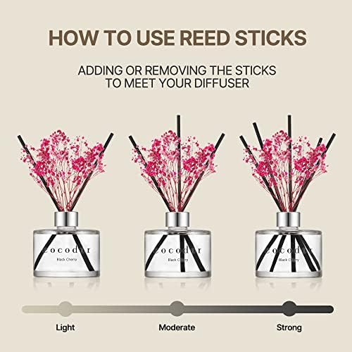 Cocodor Peony Scent Diffuser Set with Sticks