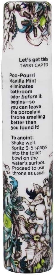 Poo-Pourri Before-You-Go Toilet Spray Vanilla Mint 10mL