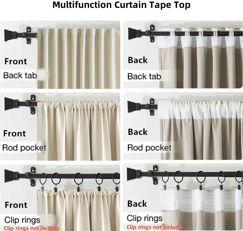Gxi White Sheer Pompom Curtains for Large Bay Windows 1 Panel