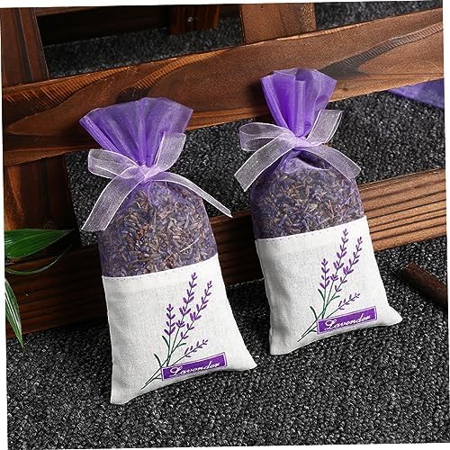 Luxshiny 50pcs Linen Lavender Sachet Bags