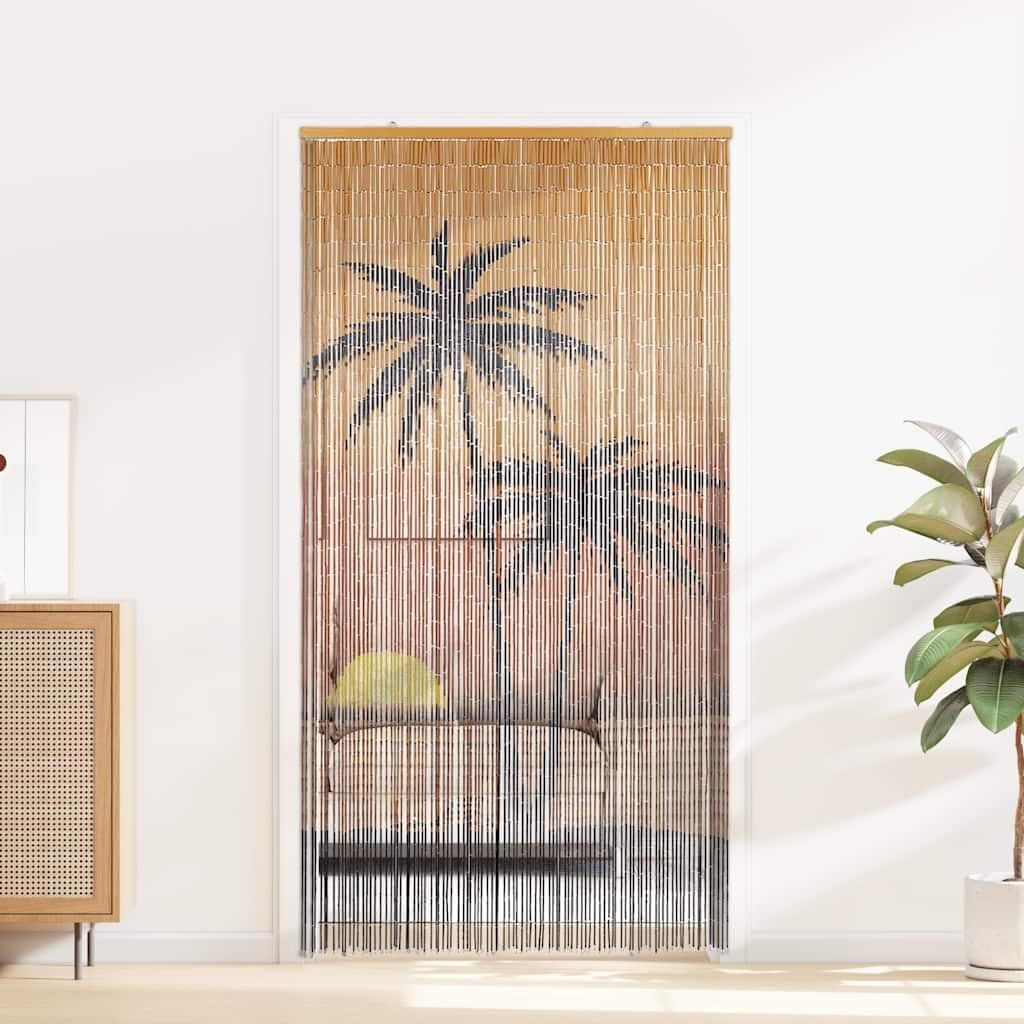 Charming Tree Print Door Curtain for Privacy and Fresh Air