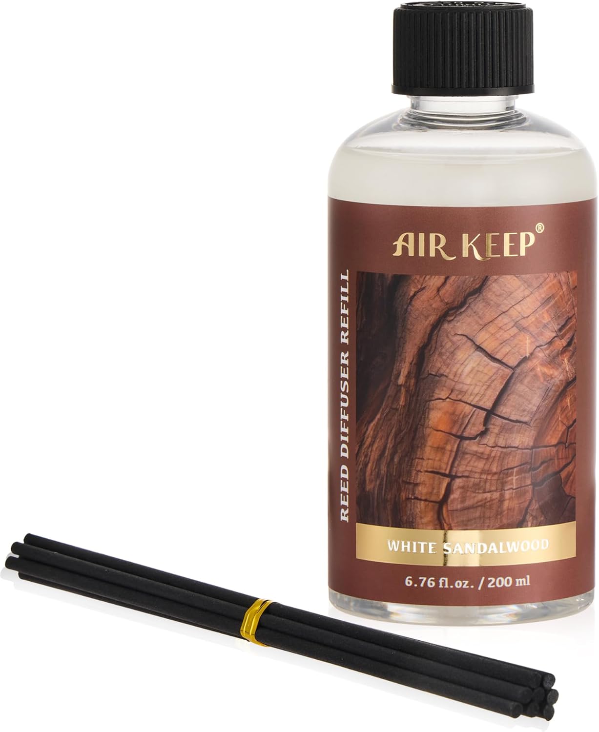 Airkeep Reed Diffuser Oil Refill with 8 Sticks 200ml