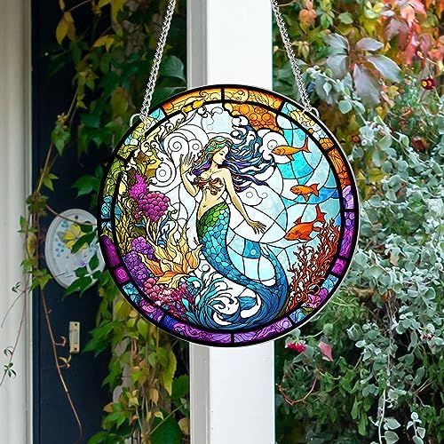 MATIHAY Mermaid Acrylic Wall Decor Hanging