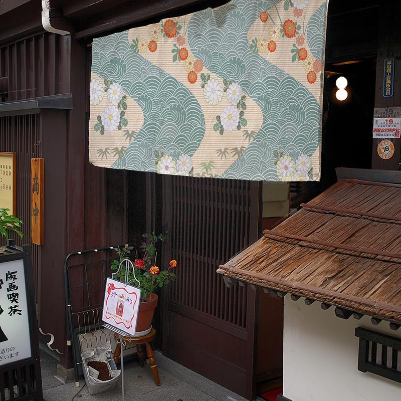Konsilsa Japanese Noren Curtain 130x40cm Doorway Panel