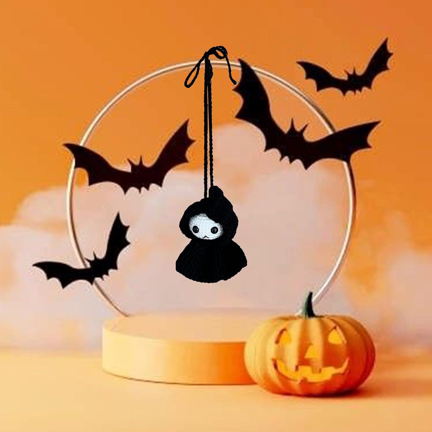 Grim Reaper Halloween Car Mirror Ornament