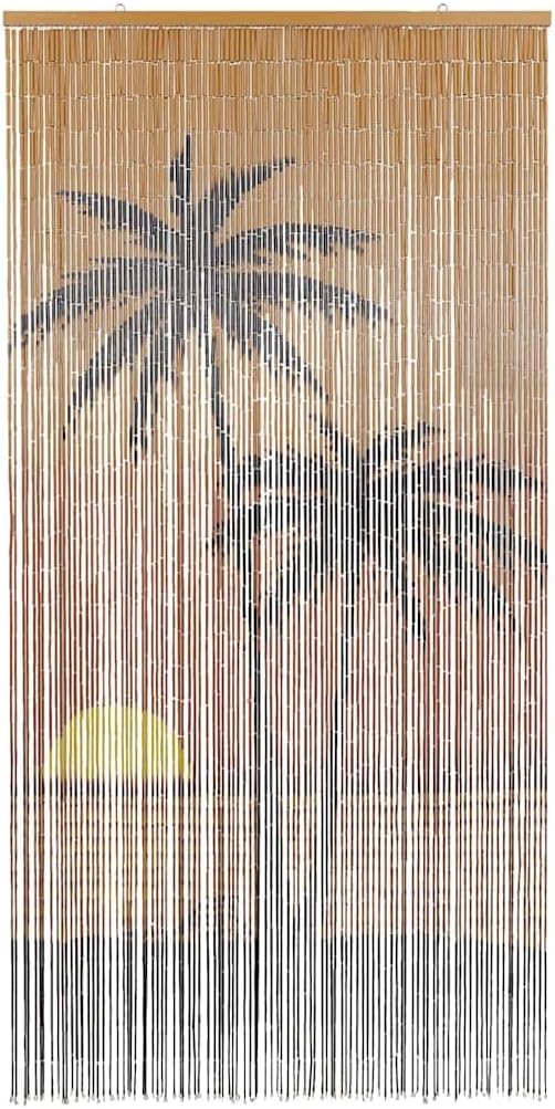 Charming Tree Print Door Curtain for Privacy and Fresh Air
