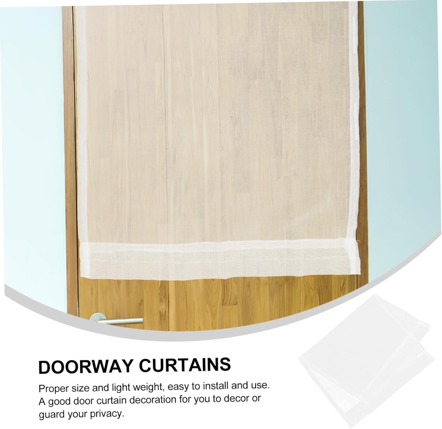 Cabilock Doorway Curtain Privacy Drapes for Bedroom Kitchen Living Room