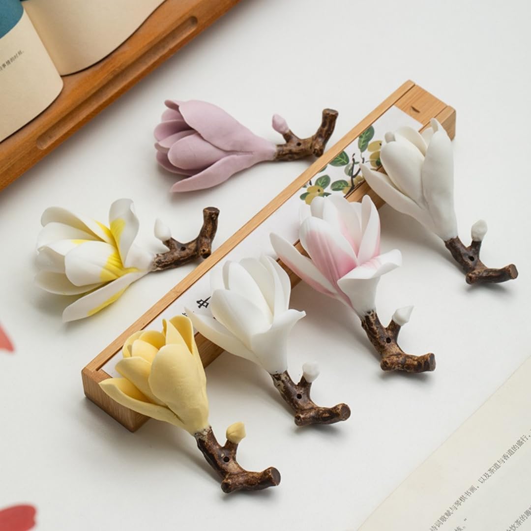 Magnolia Incense Holder Handmade Ceramic Stand