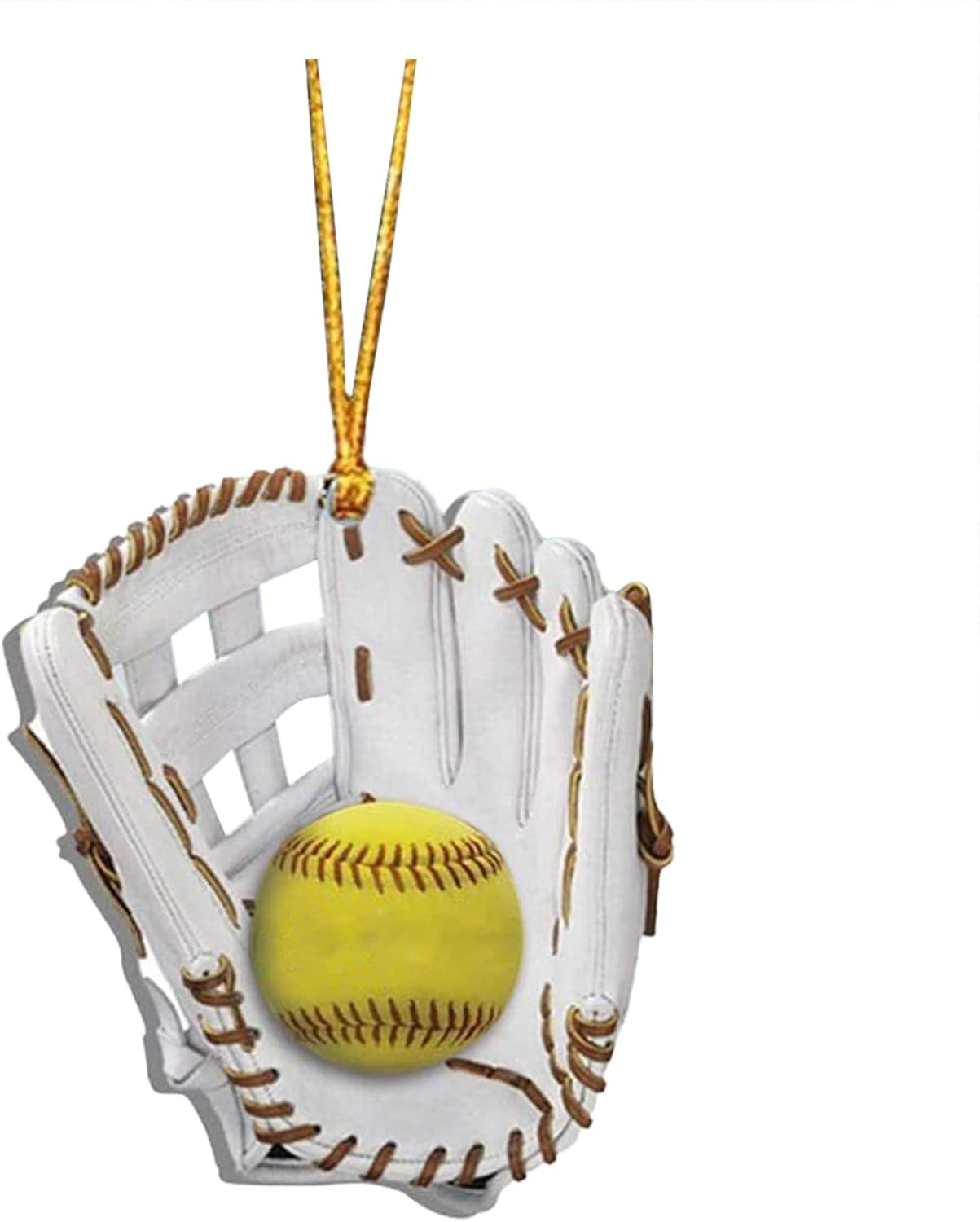 Softball Glove Hanging Ornament for Christmas Home Decor