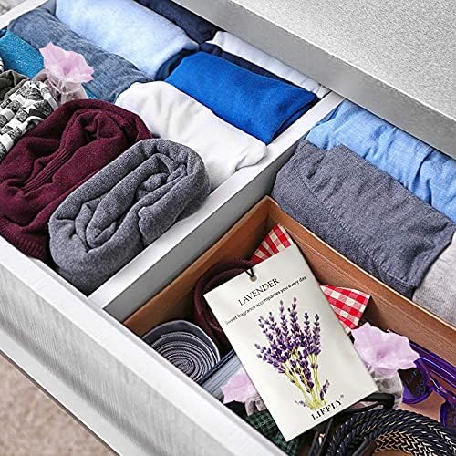 14 Pack Scented Sachets for Drawers Closets with 7 Different Scents