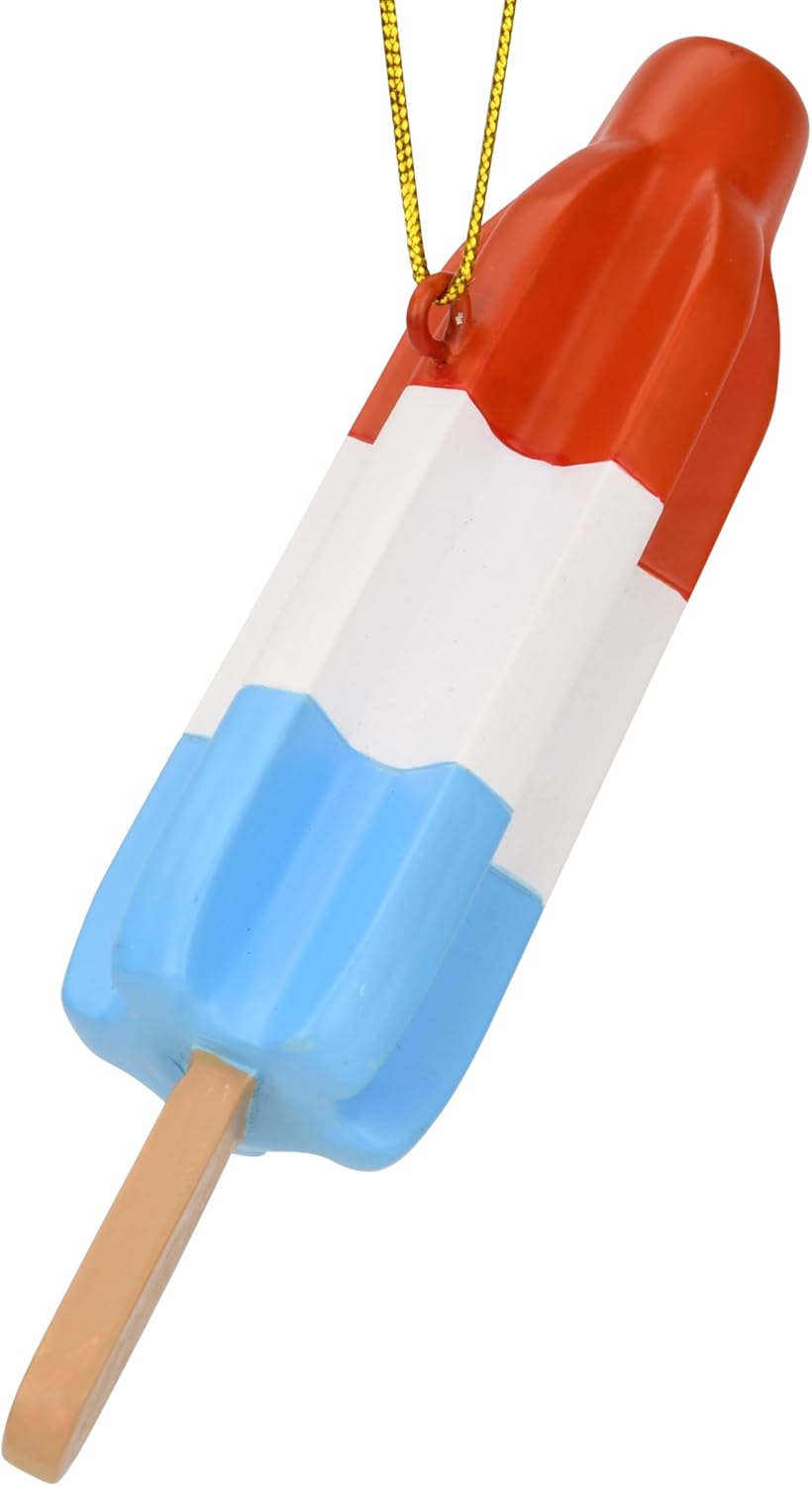 Tree Buddees Retro Patriotic Popsicle Christmas Ornament