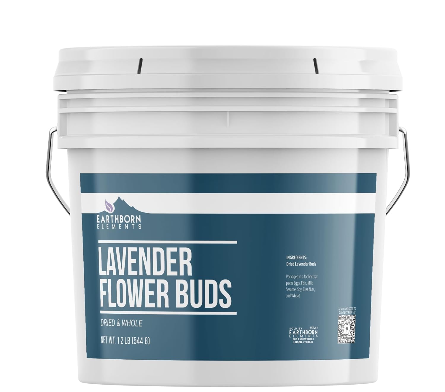 Earthborn Dried Lavender Flower Buds 1 Gallon Bucket