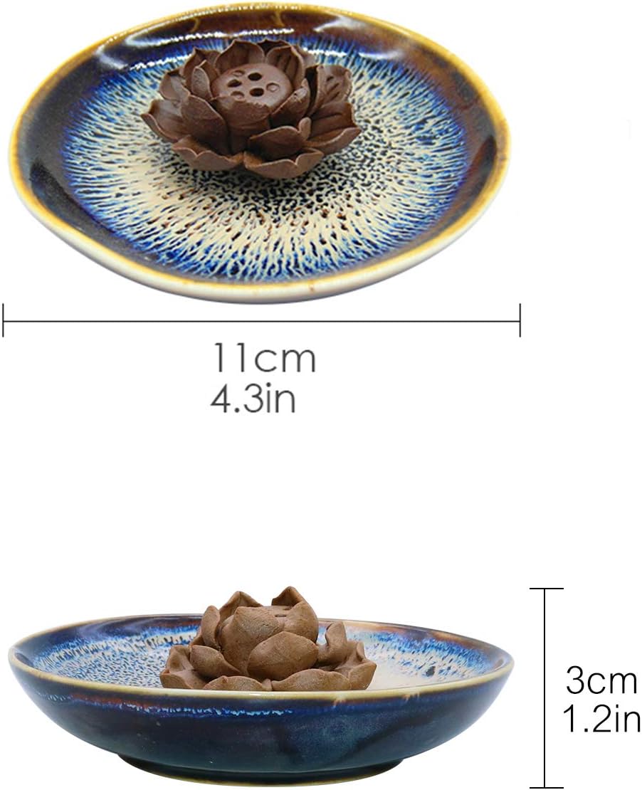 TRENDBOX Incense Holder with Lotus Design