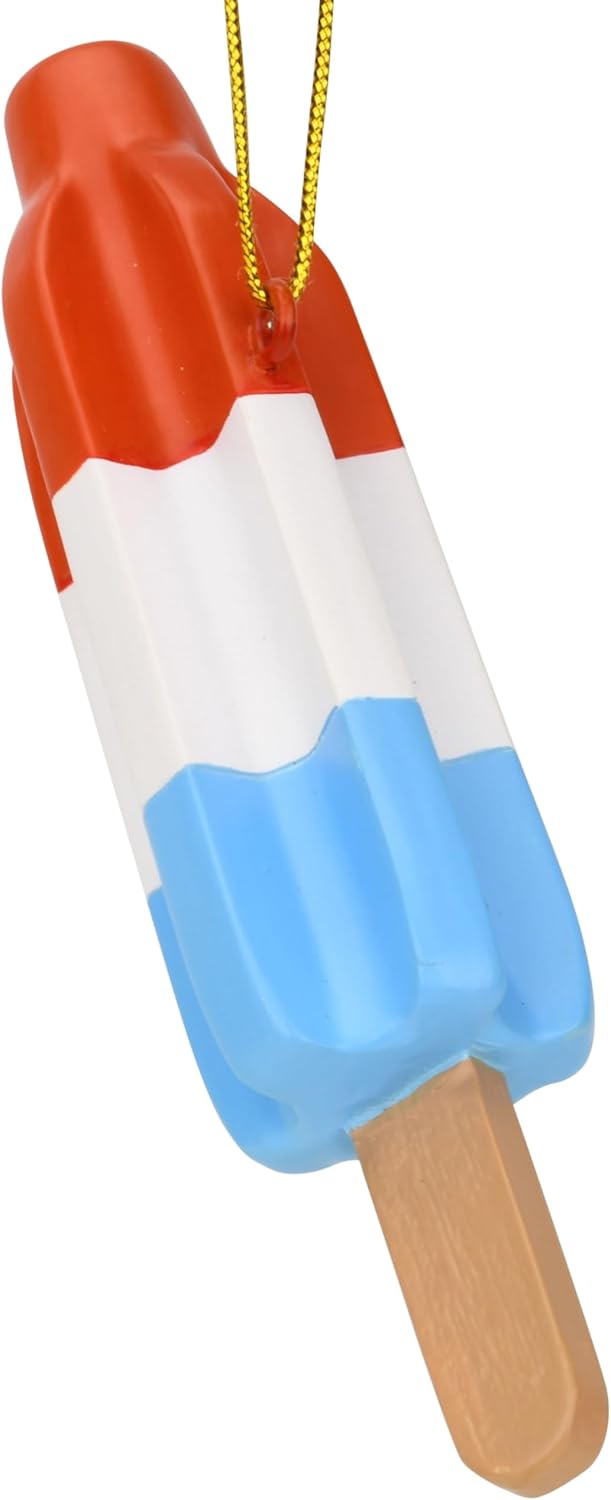 Tree Buddees Retro Patriotic Popsicle Christmas Ornament