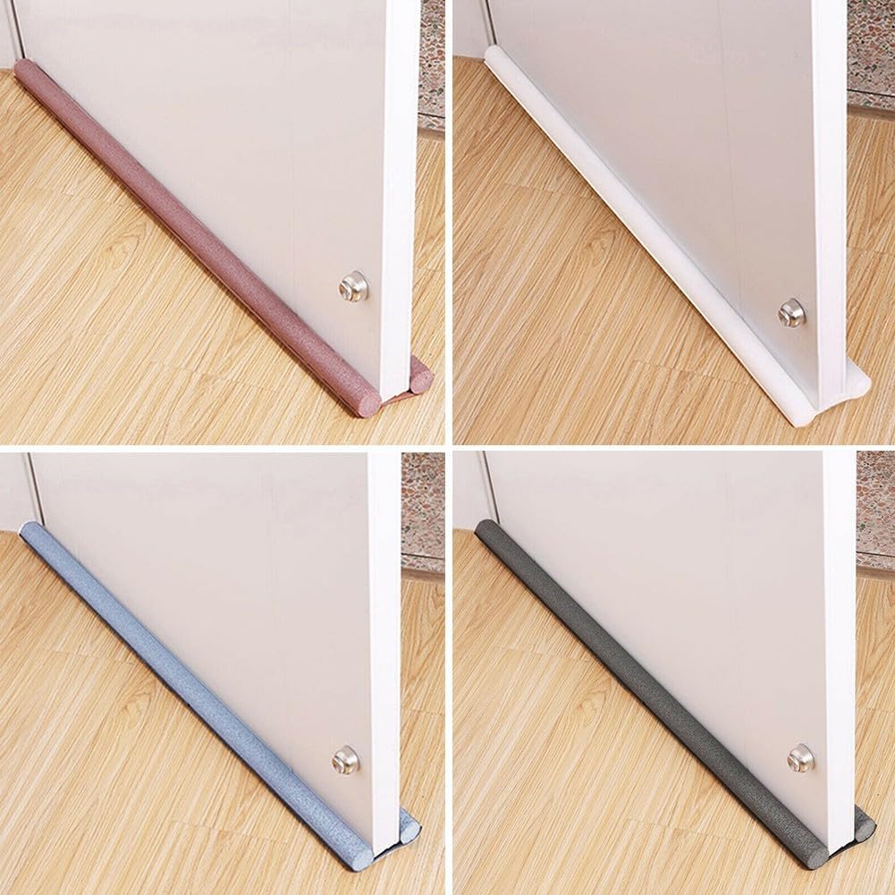 93 x 10cm Under Door Draft Stopper Black