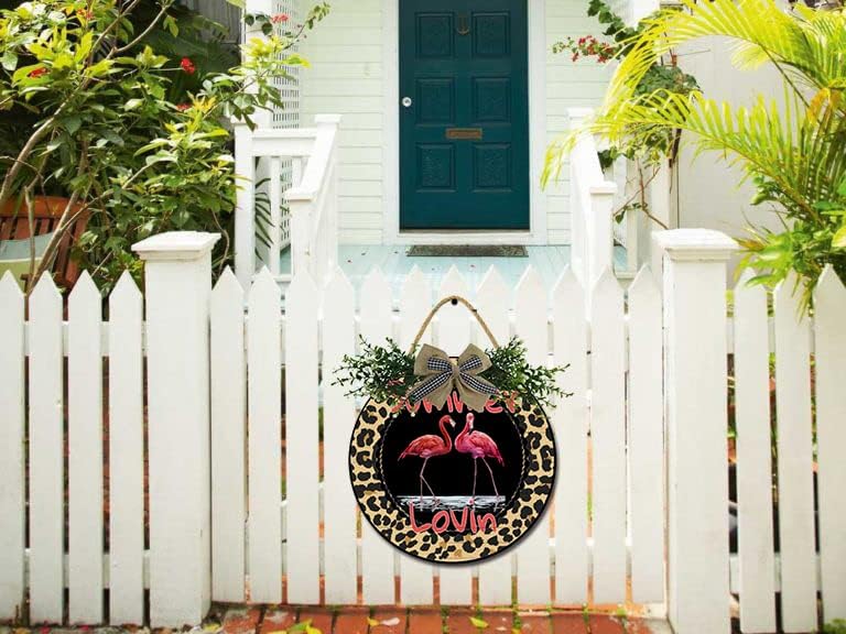 Summer Lovin Wooden Front Door Sign 11 Inches