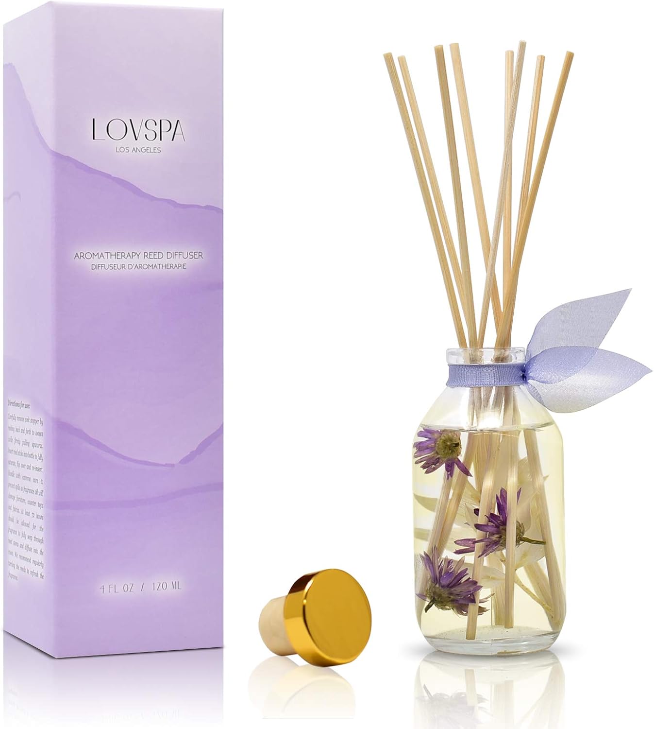 LOVSPA Lavender Vanilla Diffuser Set