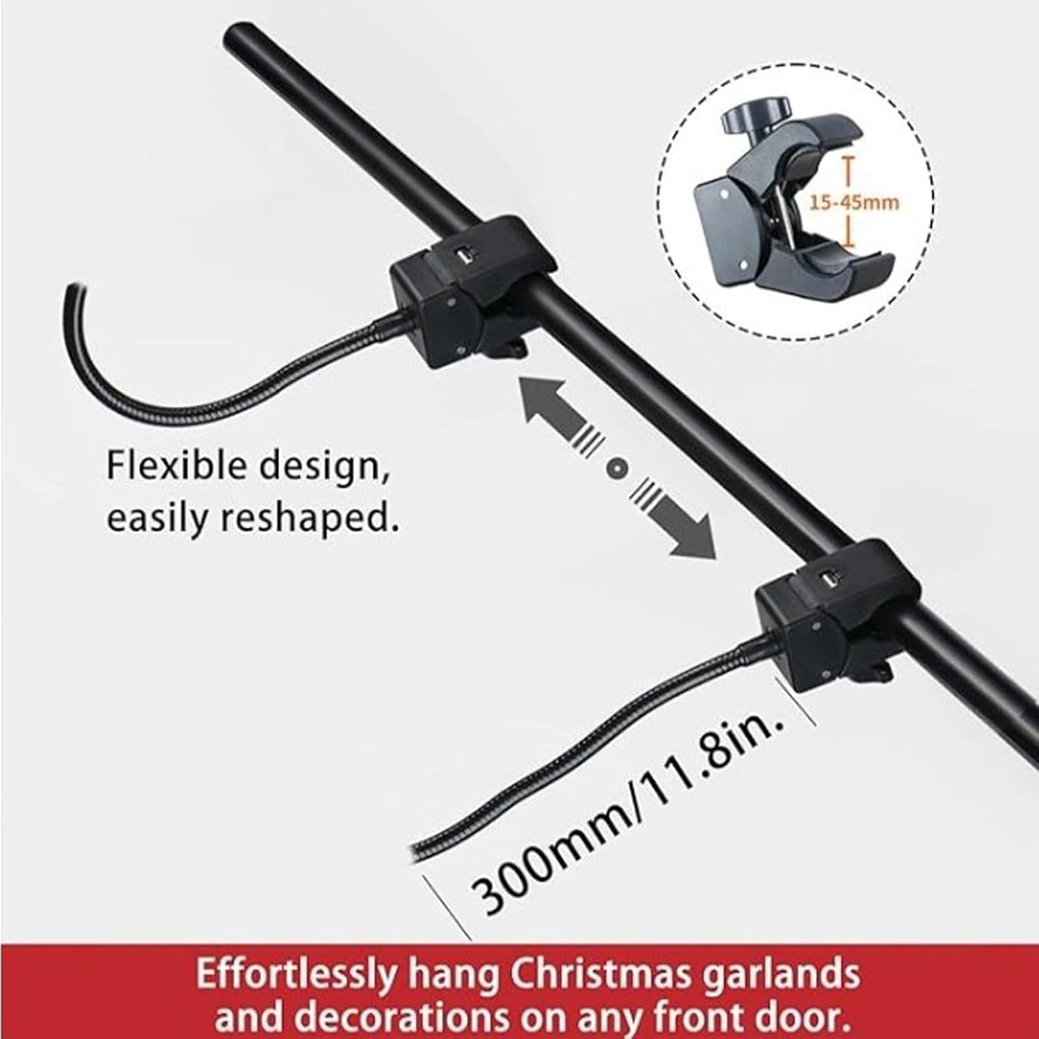 gifskiu Adjustable Door Garland Hanger 3 Sizes No Screws
