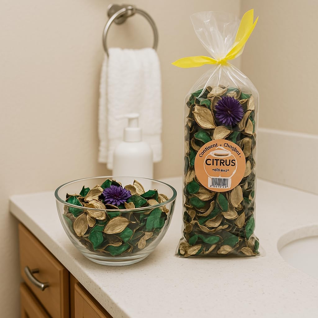 Citrus Scented Potpourri Bags 2 Large Packs 84 oz Total