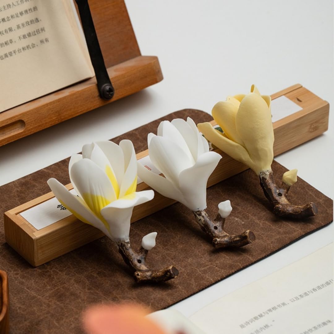 Magnolia Incense Holder Handmade Ceramic Stand