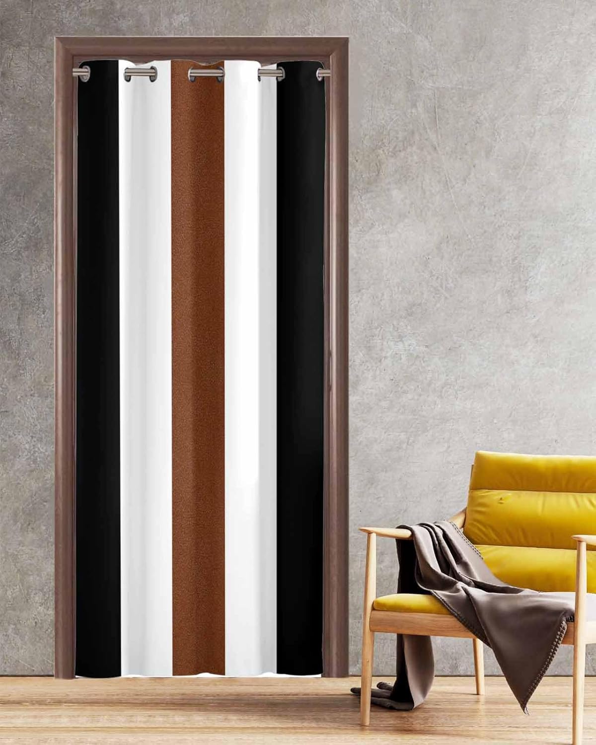 YOKOU Grommet Curtain for French Doors 42x84 Inch