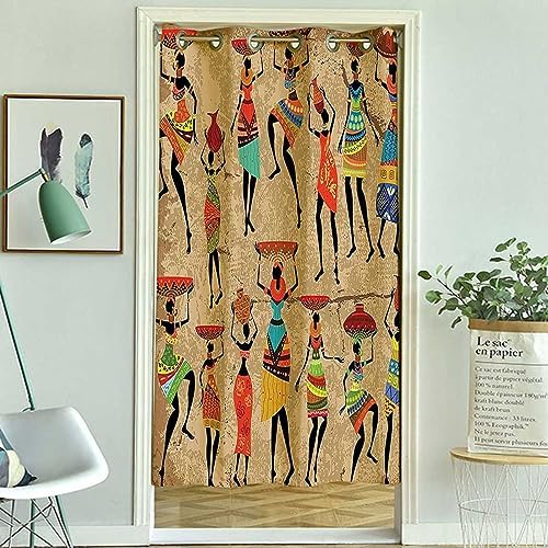 ZYMECH Bohemian Curtain Panel 47x787 Inches Dark Blackout