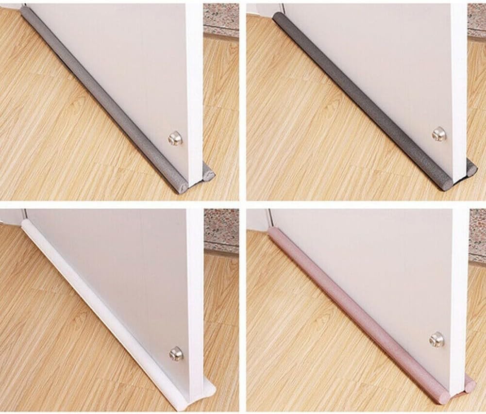 93 x 10cm Under Door Draft Stopper Black