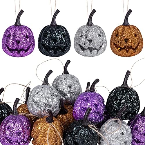 12 Pcs Halloween Hanging Pumpkin Ornaments