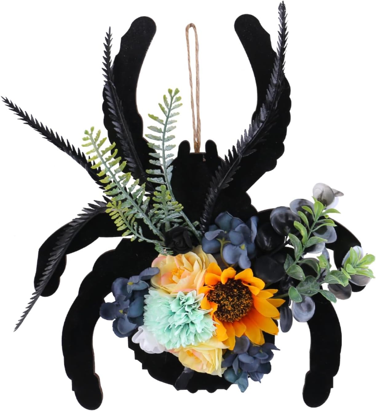 Ochine Spider Halloween Wreath Door Hanger
