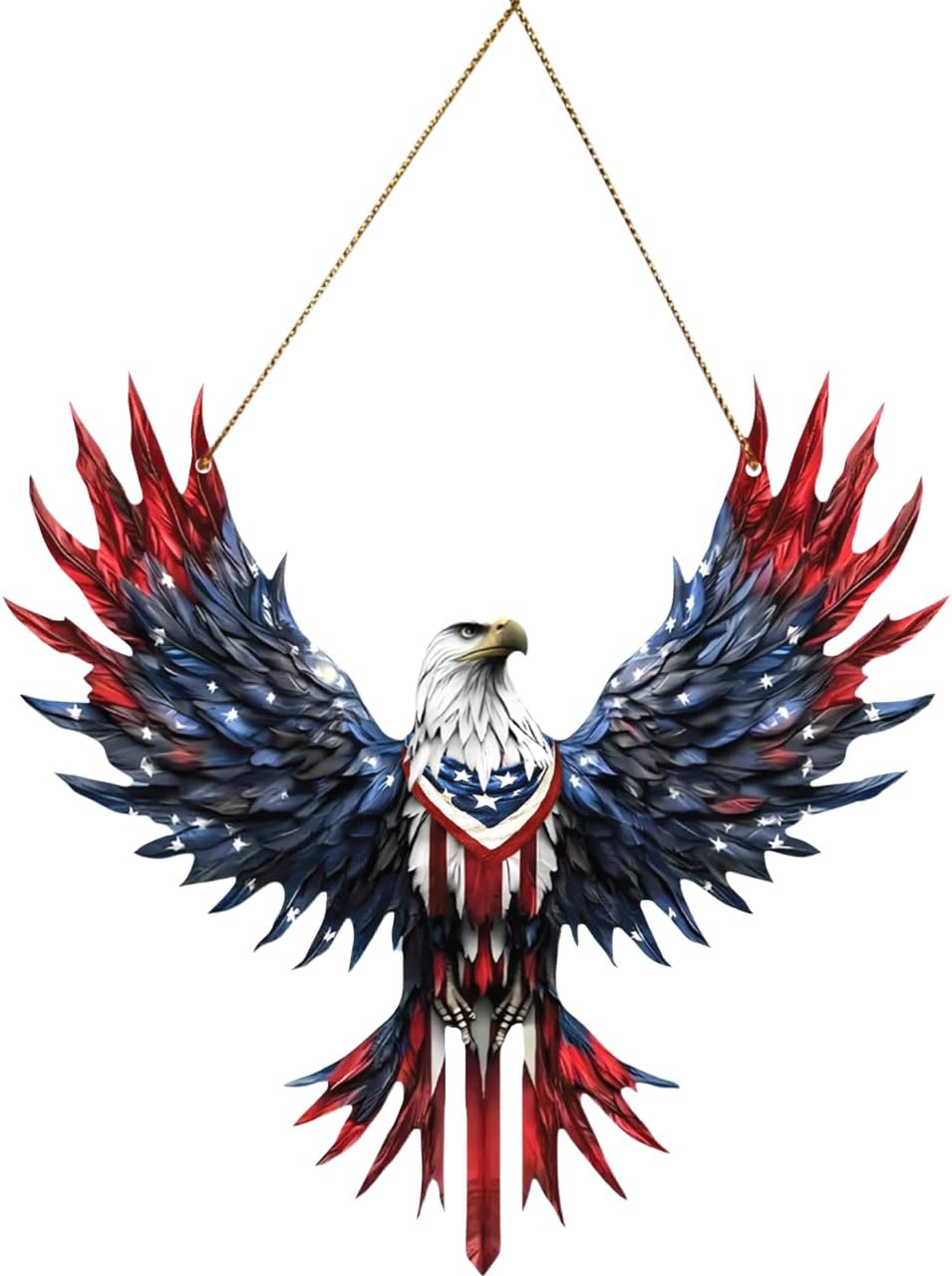 4th of July Eagle Acrylic Ornament 6-Inch