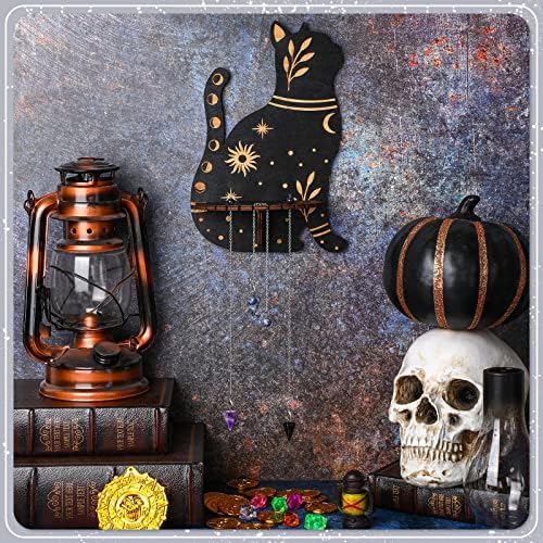 Qunclay 10 Inch Crystal Shelf Display with 3 Stones