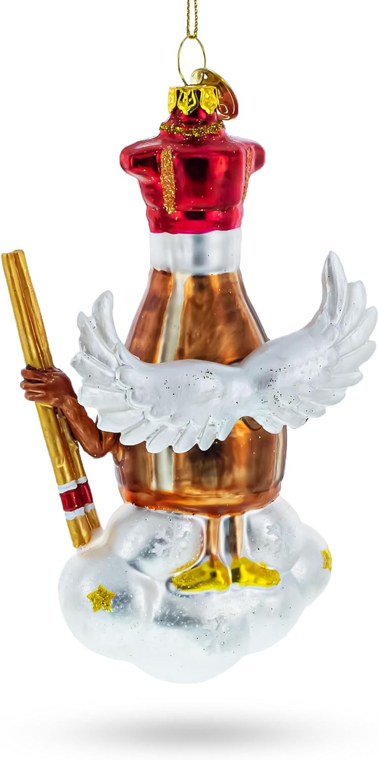 Savory Soy Sauce and Chopsticks Glass Ornament
