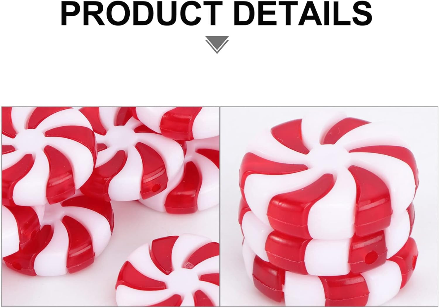 Ciieeo 50Pcs Christmas Candy Decor Ornament