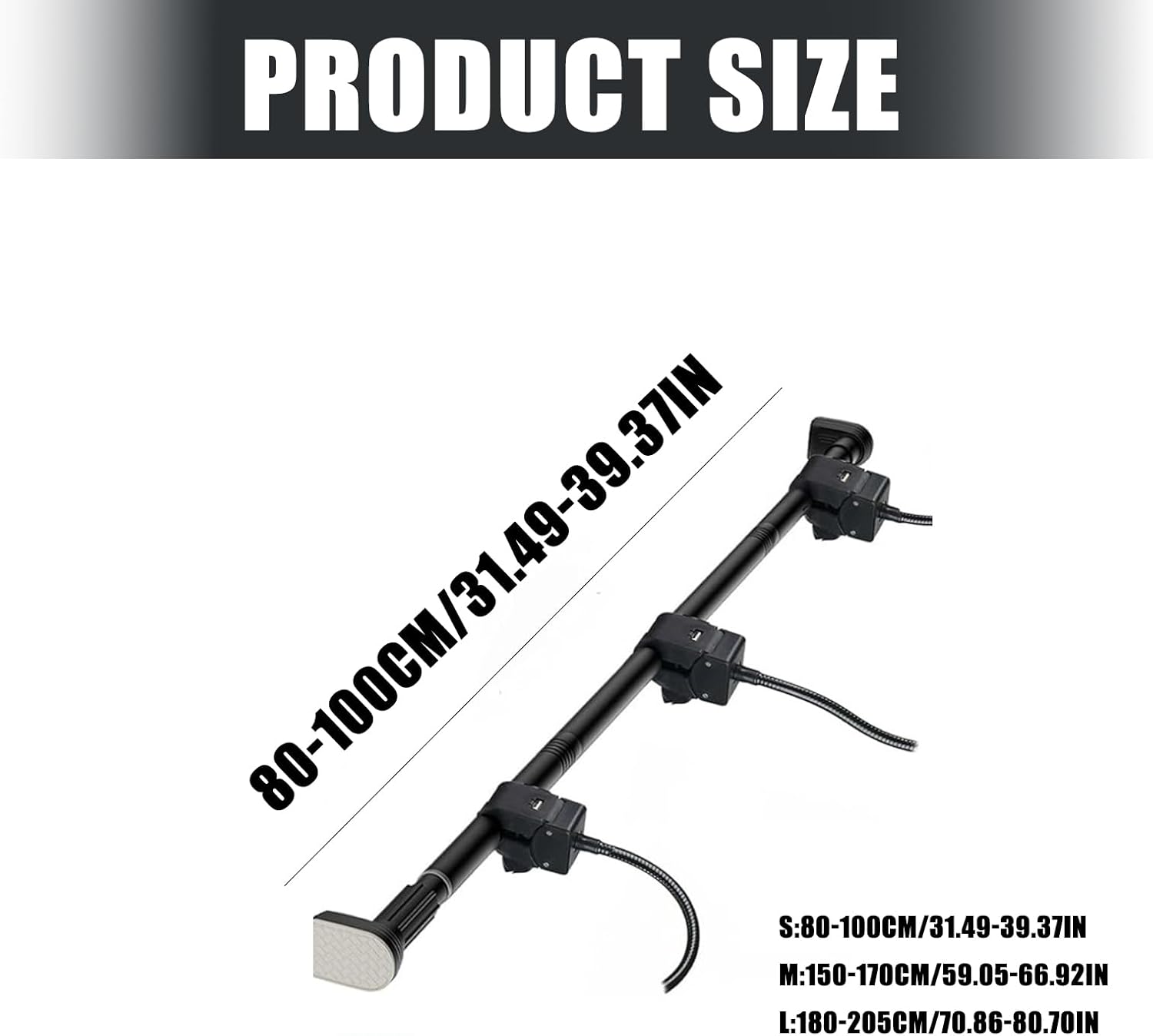 Adjustable Garland Hanger for Door Frame 32-80 Inch Fit
