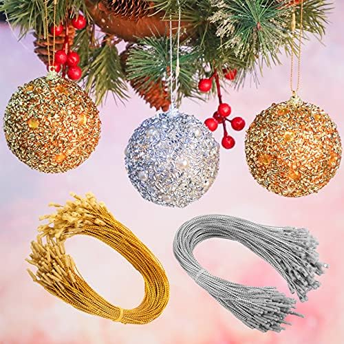 400 Piece Gold and Silver Ornament Hangers