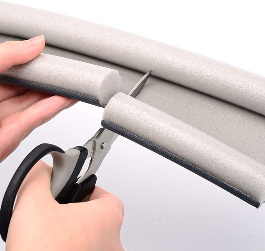 93cm Flexible Door Bottom Sealing Guard Black