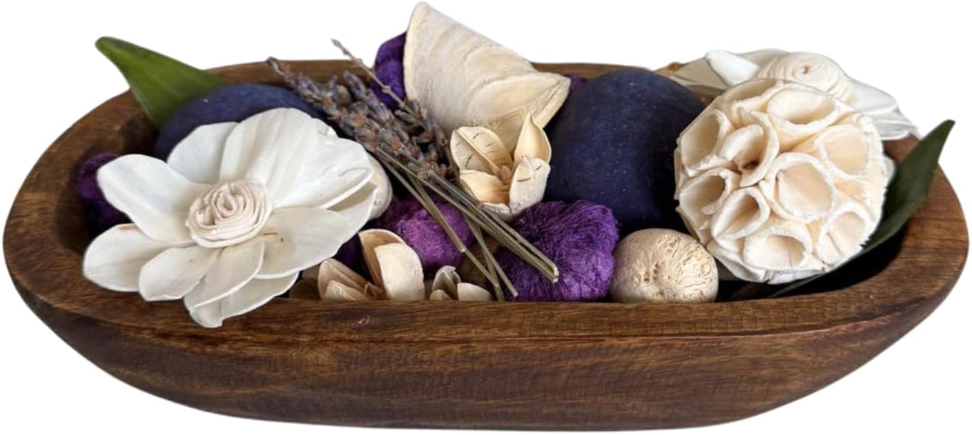 De La Terre Purple Lavender Fragrance Mini Potpourri Bag Decor