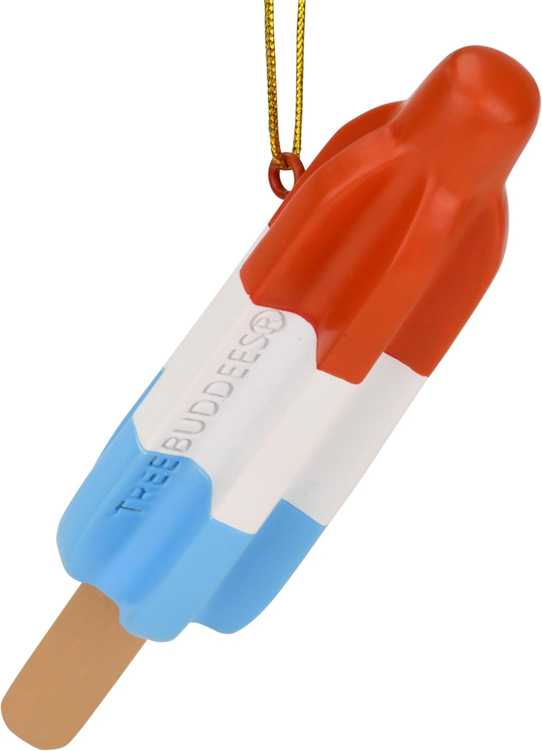 Tree Buddees Retro Patriotic Popsicle Christmas Ornament