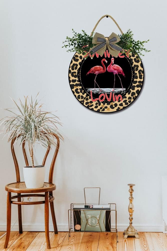 Summer Lovin Wooden Front Door Sign 11 Inches