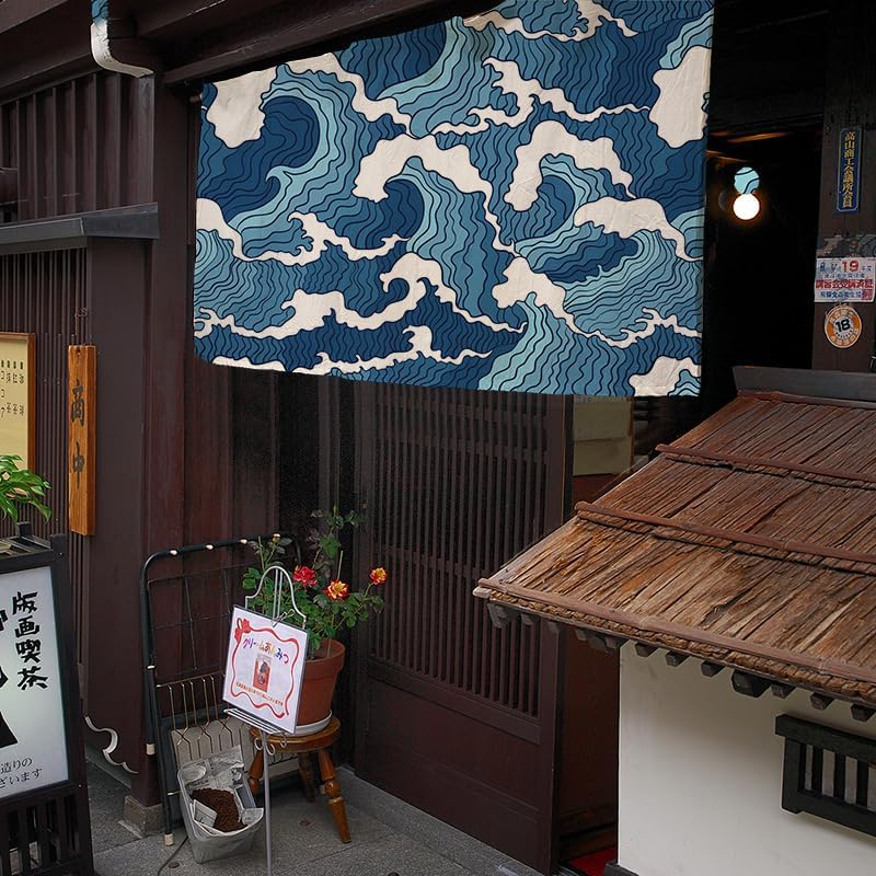 Konsilsa Japanese Curtain Panel No Drill Installation 90x40cm
