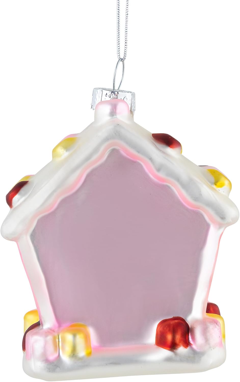 Northlight Candy House Glass Christmas Ornament 325 Inch Pink