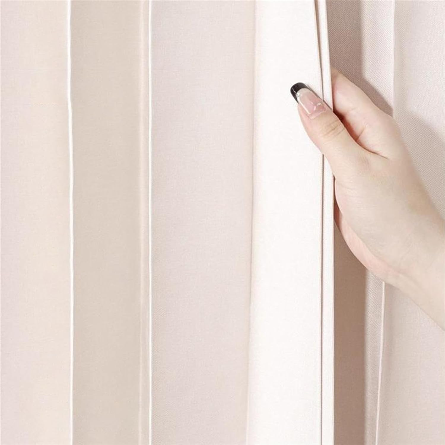Blackout Accordion Door Curtain with Magnetic Buckles