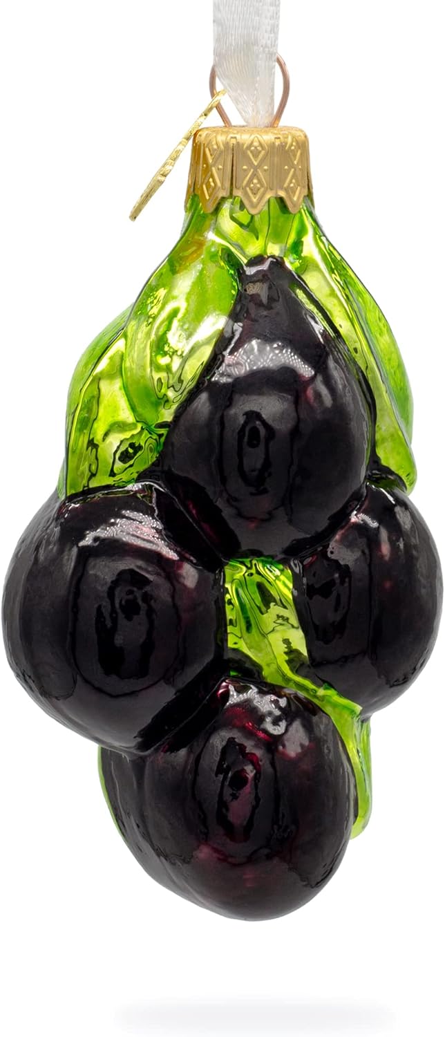 Black Olives Glass Christmas Ornament 1